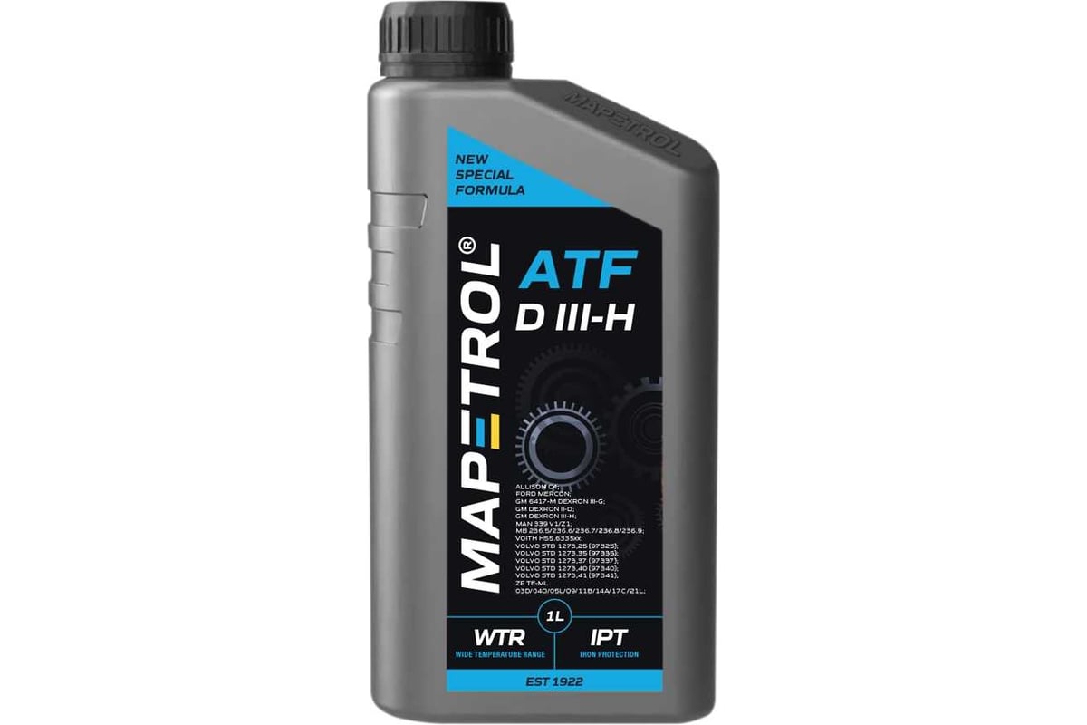 Трансмиссионное масло MAPETROL ATF D III-H 1 л MAP0229 - выгодная цена,  отзывы, характеристики, фото - купить в Москве и РФ