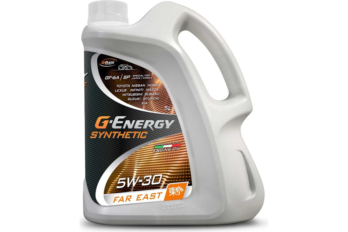 Масло G-ENERGY Масло Synthetic Far East 5W-30 5л 253142416 - выгодная цена,  отзывы, характеристики, фото - купить в Москве и РФ