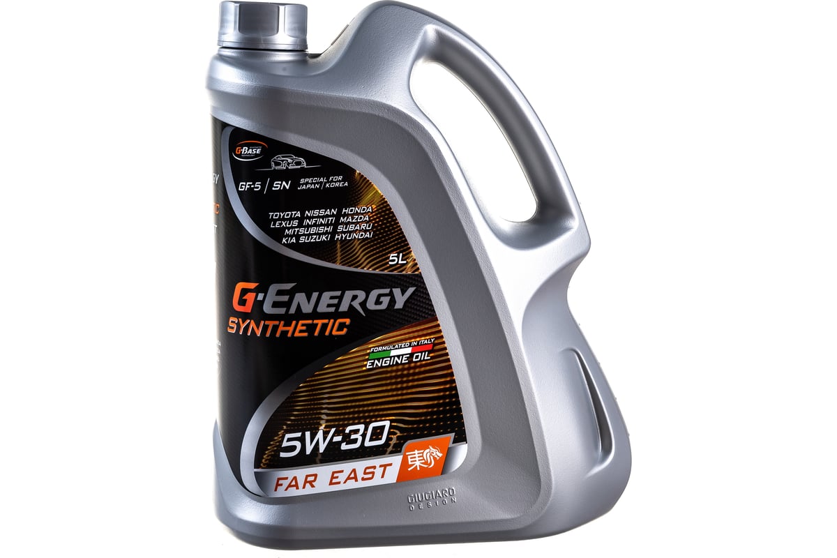 Масло G-ENERGY Масло Synthetic Far East 5W-30 5л 253142416 - выгодная цена,  отзывы, характеристики, фото - купить в Москве и РФ