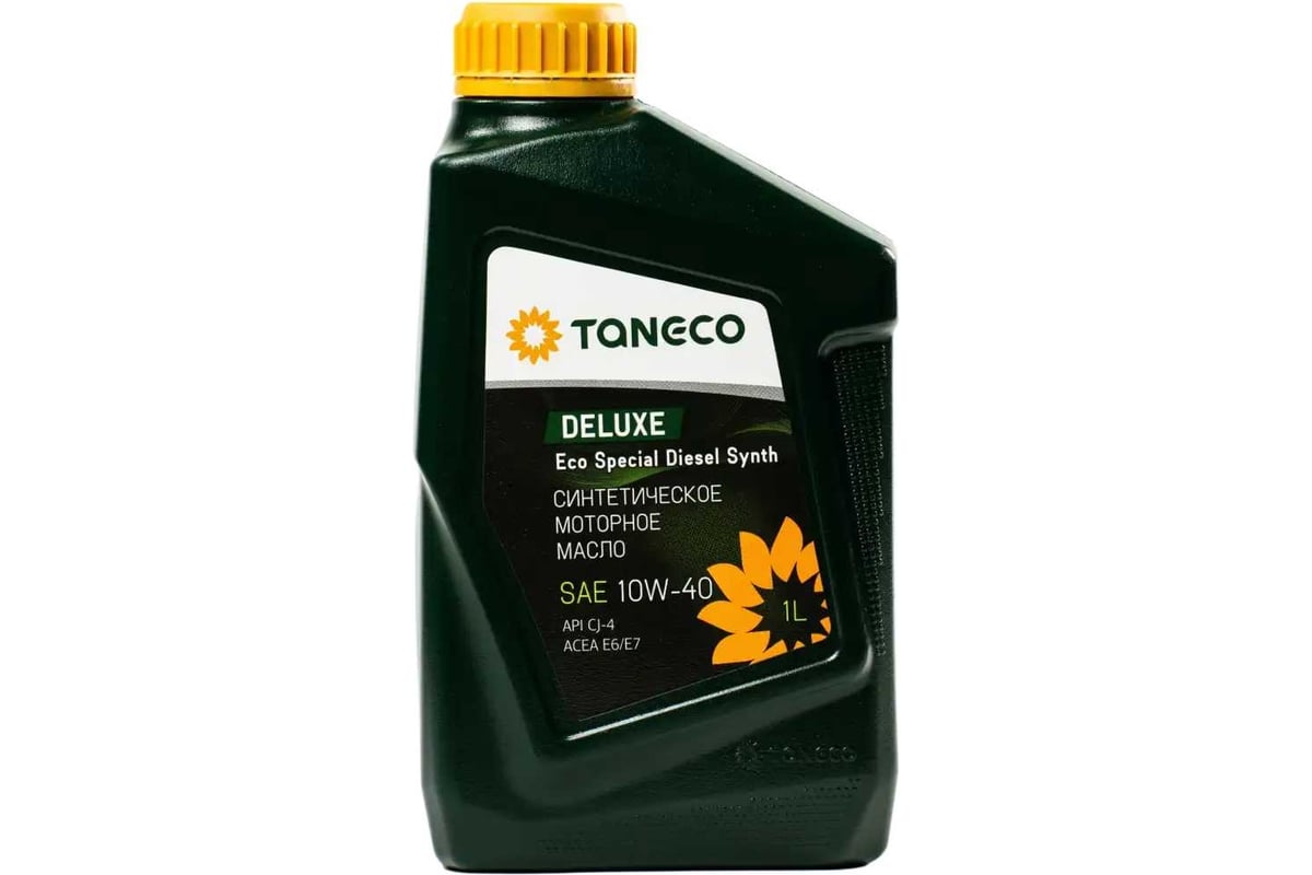 Моторное масло TANECO 1 л Deluxe Special Diesel Synth SAE 10W-40 ...