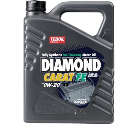 Моторное масло TEBOIL diamond carat fe 0w-20 канистра 4л (fin) 3395344