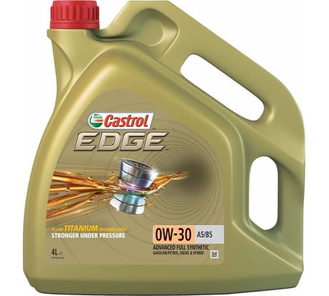Масло моторное синтетическое EDGE Titanium FST 0w30 А5/В5 (4 л) Castrol 156E3F
