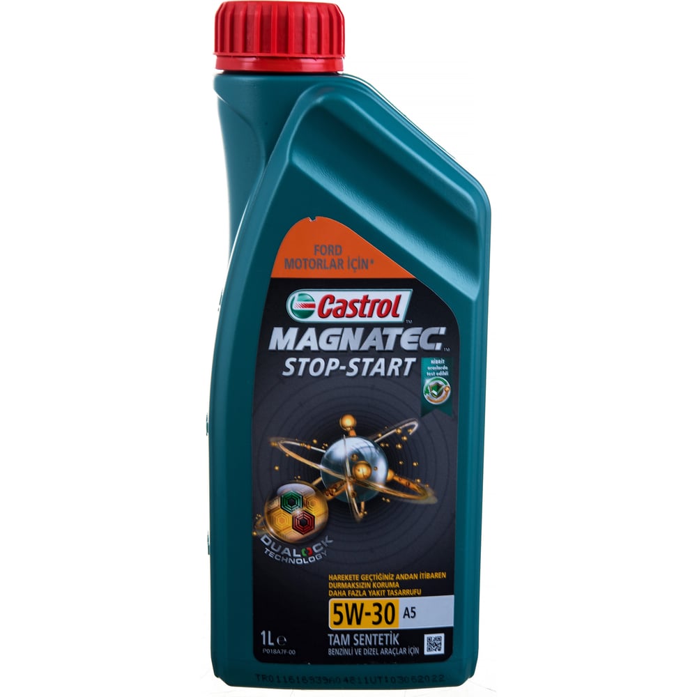 Масло моторное синтетическое Magnatec 5w30 A5 DUALOCK (1 л) Castrol ...