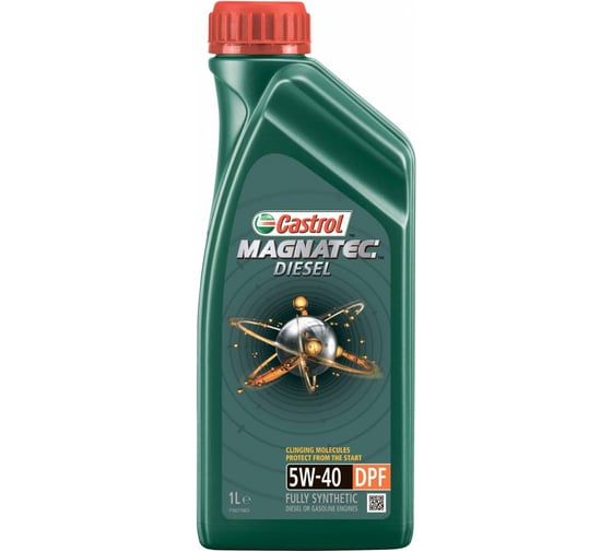 Масло моторное синтетическое Magnatec Diesel 5w40 DPF (1 л) Castrol 156EDC 1