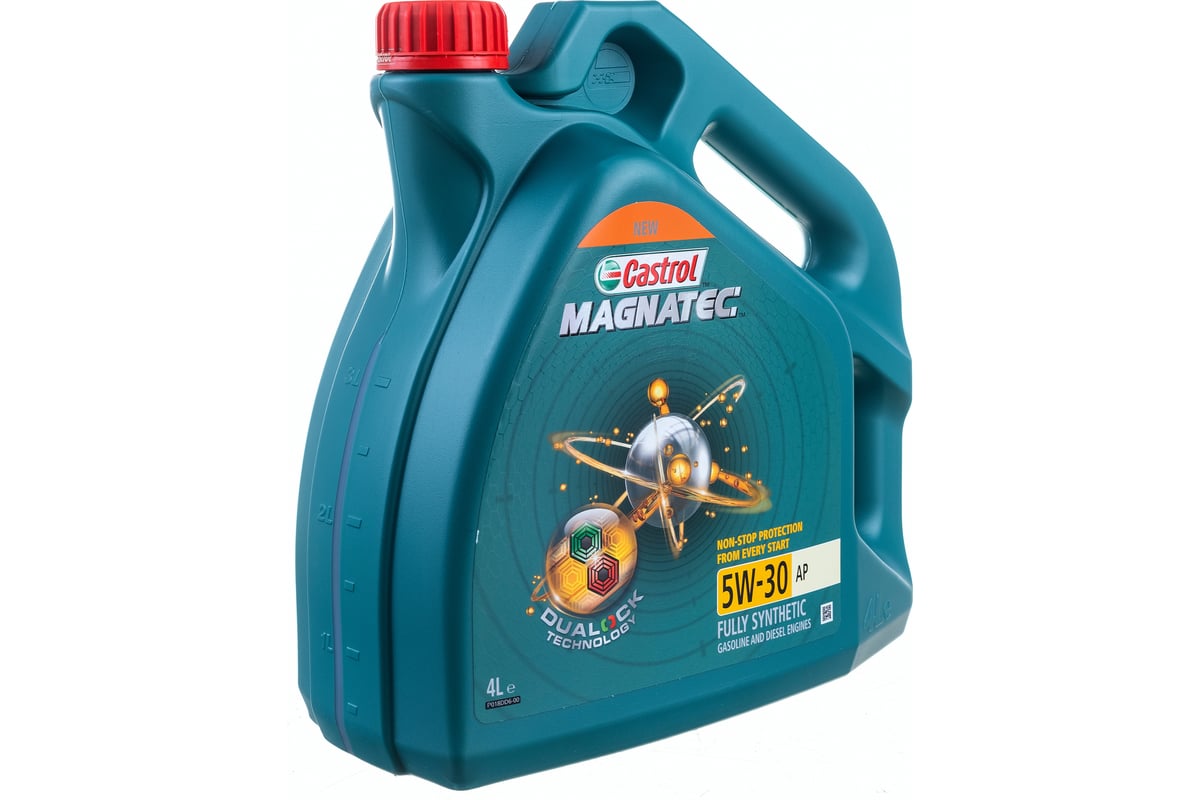 Масло моторное синтетическое Magnatec 5w30 AP SN/GF-5 DUALOCK (4 л) Castrol  15C93D - выгодная цена, отзывы, характеристики, фото - купить в Москве и РФ