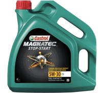 Масло моторное синтетическое Magnatec Stop-Start 5w30 C3 (4 л) Castrol 15C3EC