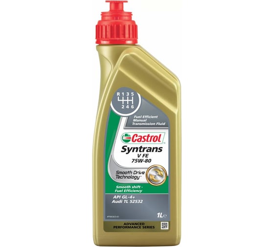 Трансмиссионное масло Syntrans V FE 75W-80 (1 л) Castrol 156C41