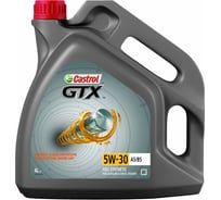 Масло моторное синтетическое GTX 5W30 А5/В5 (4 л) Castrol 15BE03