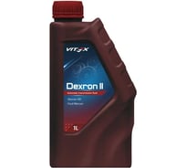 Масло для автоматических трансмиссий VITEX Dexron 2 1 л Specifications: General Motors Dexron II D Соответствует спецификации MB 236.6/236.7, MAN 339 Typ Z1/V1, ALLISON C4, CATERPILLAR TO-2, ZF TE-ML 09/11A/14A v312901