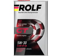 Моторное масло Rolf GT 5W-30, ILSAC GF-6A, API SP, 1л 322965