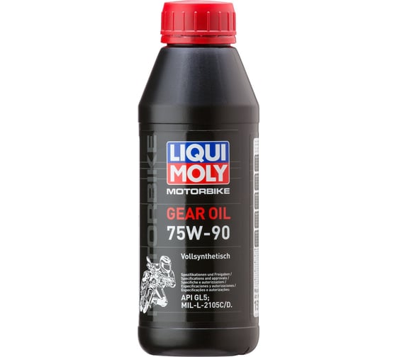 Масло синтетическое трансмиссионное для мотоциклов Motorbike Gear Oil 75W-90 GL-5 0.5 л LIQUI MOLY 1516 1