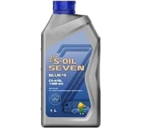 Масло моторное S-OIL SEVEN 7 BLUE #5 CI-4/SL 15W-40 синтетика 1L E107914