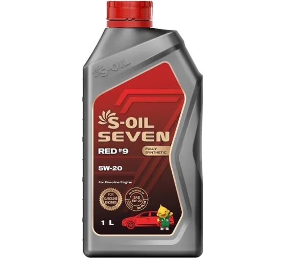 Масло моторное S-OIL SEVEN 7 RED #9 SN 5W-20 синтетика 1L E107631 1