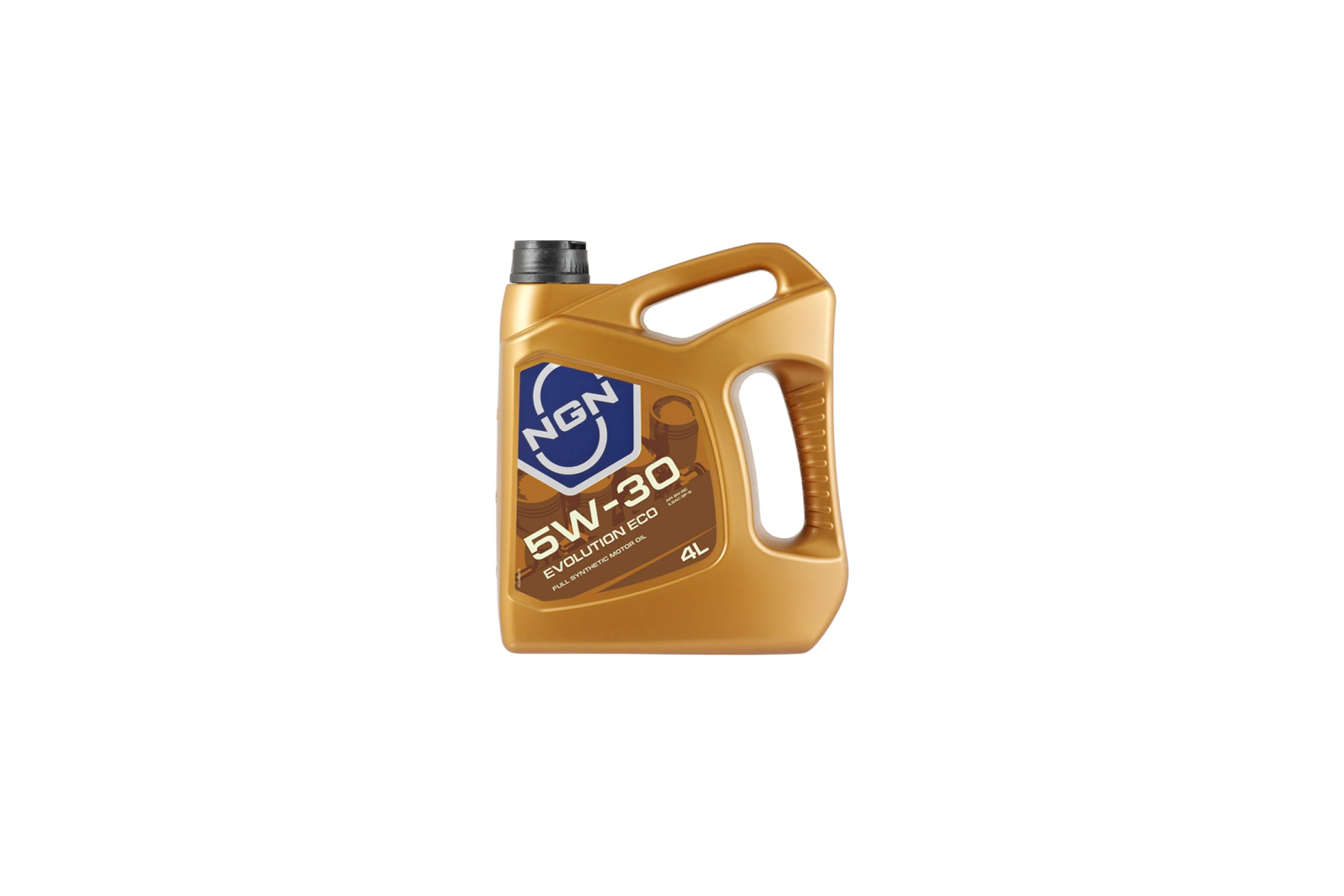 Моторное масло NGN EVOLUTION ECO синтетическое, 5W-30, 4 л, ILSAC
