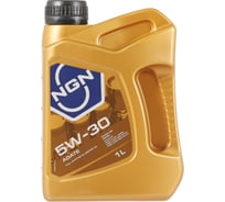 Моторное масло NGN AGATE 5W-30, синтетическое, 1 л, API SN/CF;SM/CF/SL, ACEA A5/B5, STJLR 03.5003, Renault RN0700, Ford WSS-M2C913-D, Fiat 9.55535-G1, Fiat 9.55535-N1 V272085627
