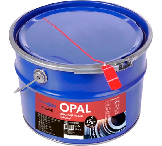 Водостойкая многоцелевая смазка TITAN LOCK OPAL (LGMT 2), красная, 18 кг TLGREASE-OL18
