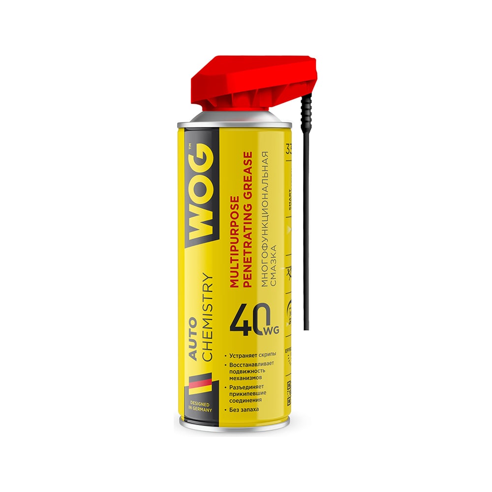 Смазка универсальная WOG WG-40 (WD40) 335 мл. , WGC0301 - выгодная цена ...