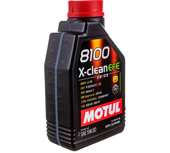 Моторное масло 8100 X-clean EFE 5W30 1 л MOTUL 109470