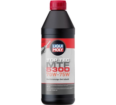 Синтетическое трансмиссионное масло Top Tec MTF 5300 GL-4 (70W-75W; 1 л) LIQUI MOLY 21359