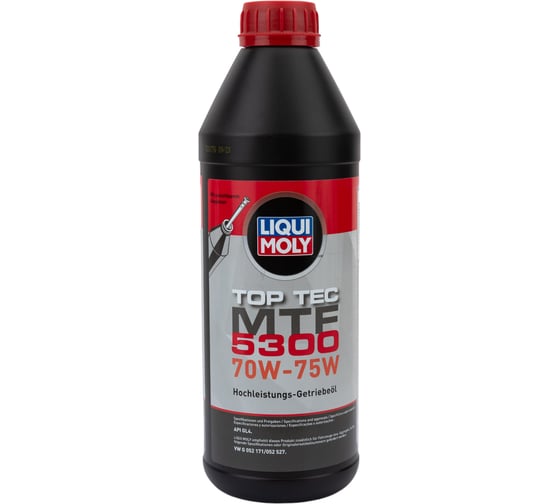 Синтетическое трансмиссионное масло Top Tec MTF 5300 GL-4 (70W-75W; 1 л) LIQUI MOLY 21359