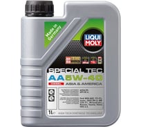 НС-синтетическое моторное масло Special Tec AA Diesel (5W-40; CK-4; E9; 1 л) LIQUI MOLY 21330
