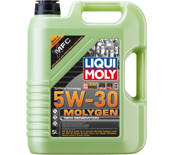 НС-синтетическое моторное масло Molygen New Generation (5W-30; 5 л) LIQUI MOLY 9043D 1