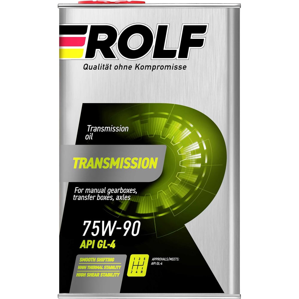 Масло Rolf Transmission 75W-90 GL-4 1л 322308 - выгодная цена, отзывы ...
