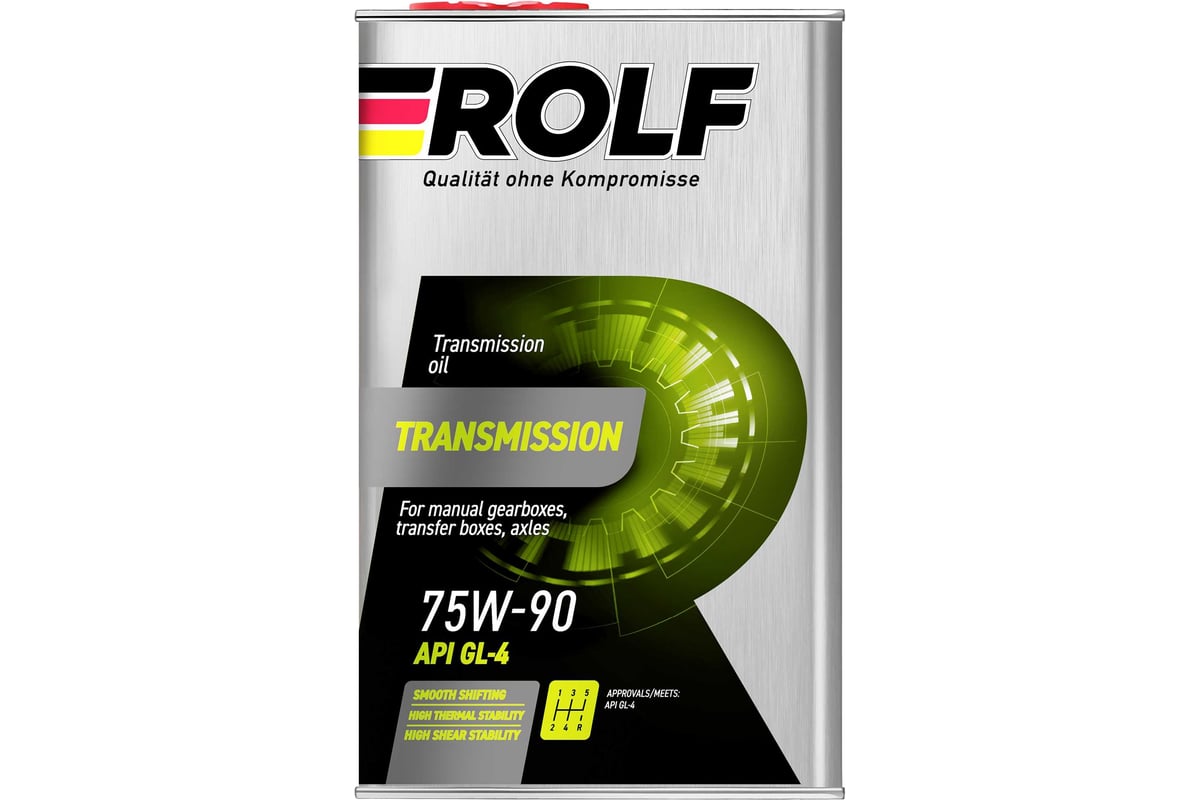 Масло Rolf Transmission 75W-90 GL-4 1л 322308 - выгодная цена, отзывы ...