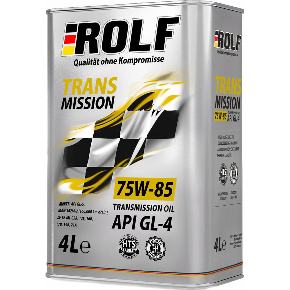 Масло Rolf Transmission 75W-85 GL-4 4л 322289 - выгодная цена, отзывы ...