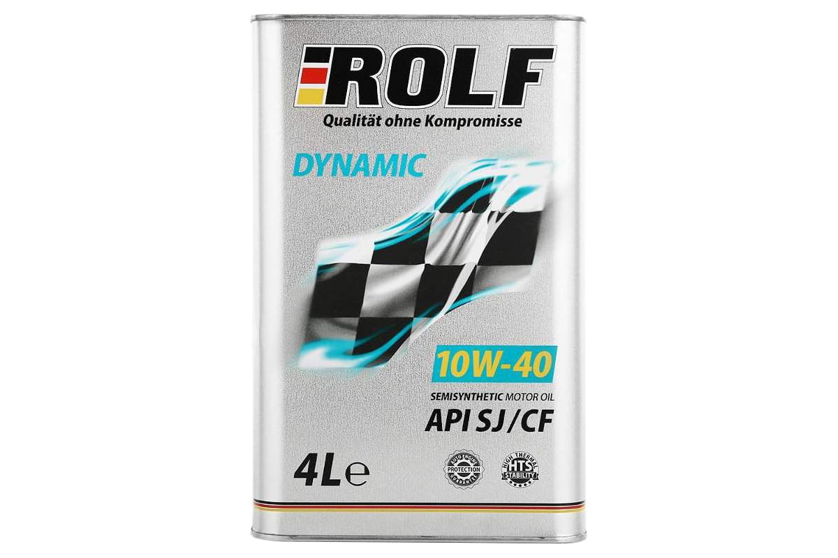 Моторное масло Rolf Dynamic 10W-40 SJ/CF 4 л 322230 - выгодная цена ...