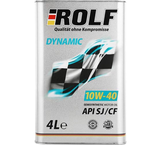 Моторное масло Rolf Dynamic 10W-40 SJ/CF 4 л 322230 1