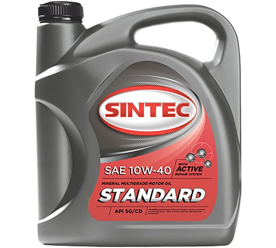 Моторное масло Sintec Стандарт 10W-40 SG/CD 4 л 900310