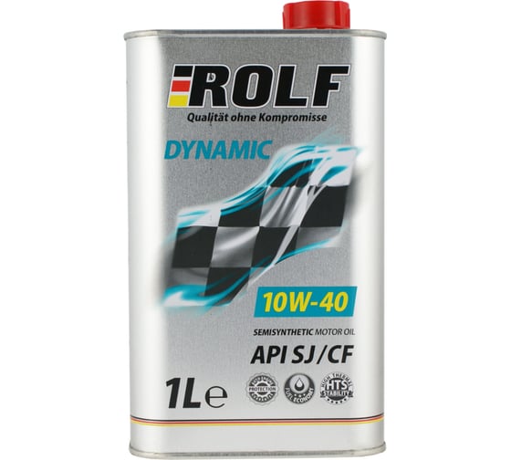 Моторное масло Rolf Dynamic 10W-40 SJ/CF 1 л 322235 1