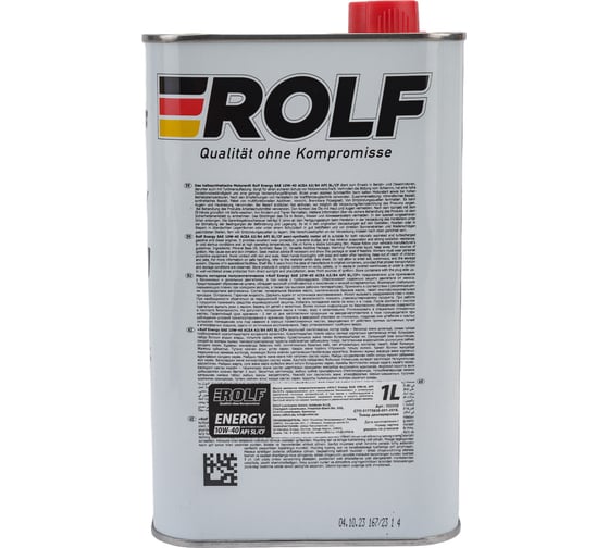 Моторное масло Rolf Energy 10W-40 SL/CF 1 л 322232