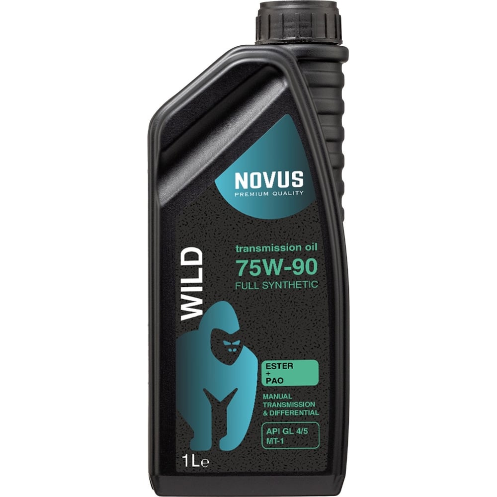 Трансмиссионное синтетическое масло Новус NOVUS WILD 75W-90 (Ester+PAO ...