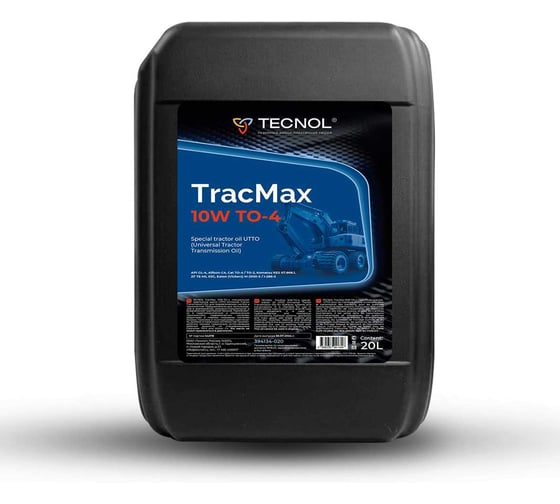 Специальное тракторное масло TECNOL TracMax 10W TO-4, CAT TO-4/TO-2, 20L, 394134-020