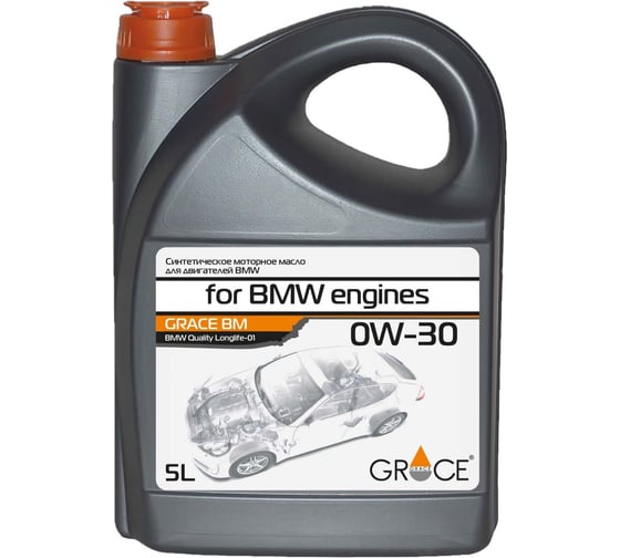 Масло моторное синтетическое GRACE BM 0W-30 5 л
