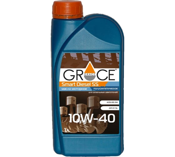 Масло моторное GRACE Smart Diesel SS 10w-40 1 л