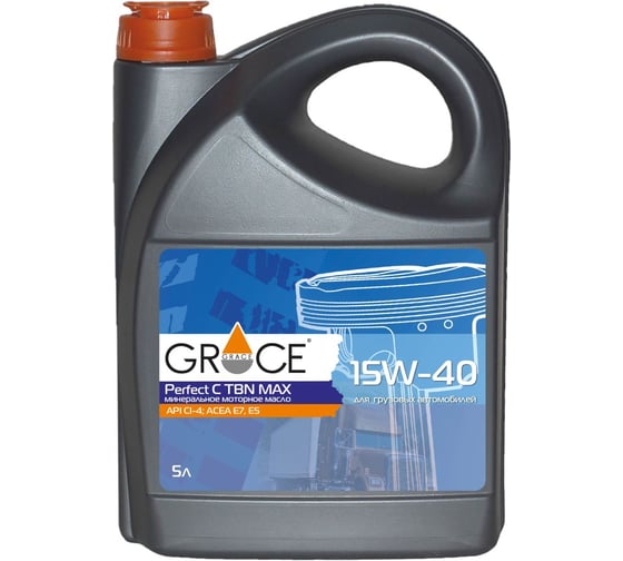 Масло моторное GRACE Perfect C 15w-40 TBN MAX 5 л
