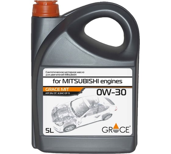 Масло моторное синтетическое GRACE MIT 0W-30 5 л