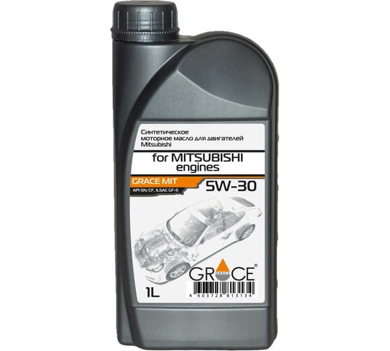 Масло моторное синтетическое GRACE MIT 5W-30 1 л