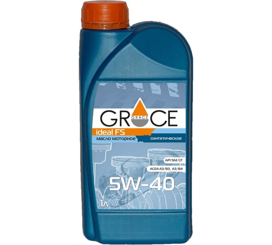 Масло моторное синтетическое GRACE Ideal FS 5w-40 1 л