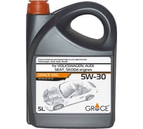 Масло моторное синтетическое GRACE VAG 5W-30 5 л