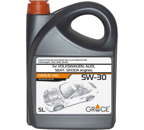 Масло моторное синтетическое GRACE VAG 5W-30 5 л
