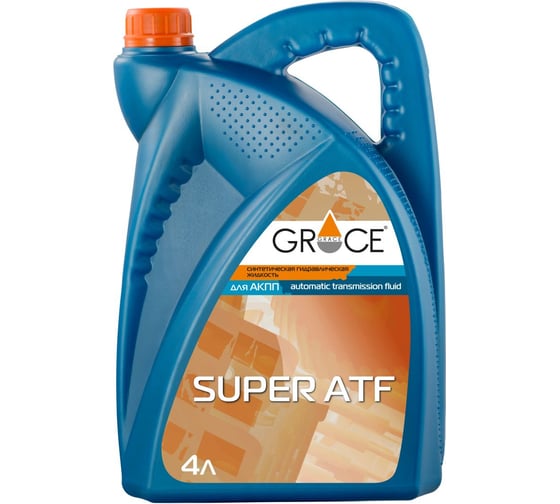 Масло трансмиссионное синтетическое GRACE SUPER ATF 4 л 1