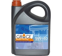 Масло моторное синтетическое GRACE Perfect FS long 5w-40 5 л