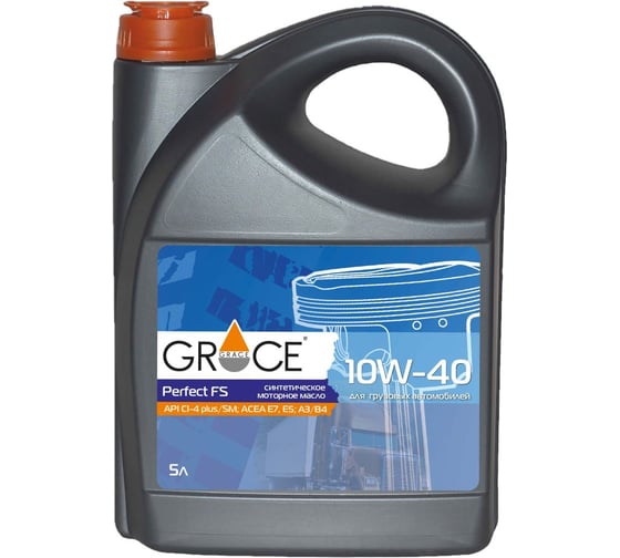 Масло моторное синтетическое GRACE Perfect FS 10w-40 5 л
