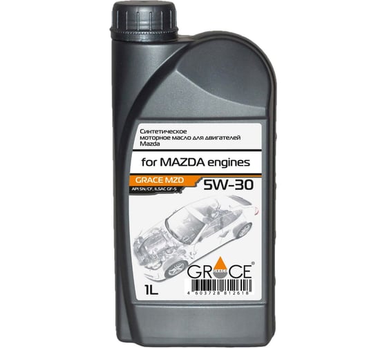 Масло моторное синтетическое GRACE MZD 5w-30 1 л