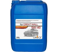 Масло моторное синтетическое GRACE CHINA 4x4 5w-40 20 л
