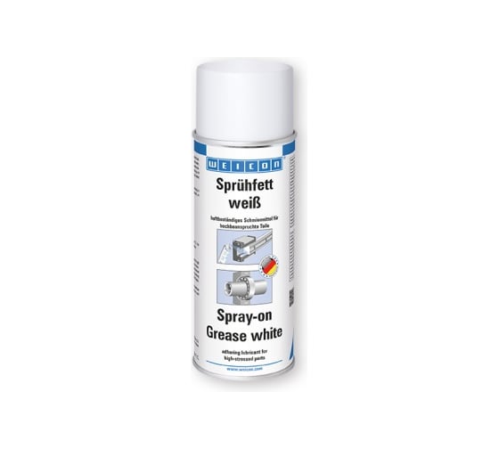 Смазка жировая универсальная белая Spray-on Grease 400 мл WEICON wcn11520400 1